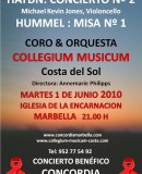 Concordia Collegium Musicum charity concert