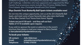 Rhys Daniels Trust Annual Butterfly Ball
