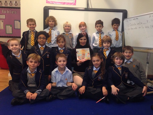 Year Two with author Anita Pouroulis during Book Week