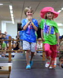 Miles and Jasmine strutting their stuff at fashion show