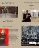 Kasser Rassu Gallery-Showroom Presents Paintings  by Aali Khalild