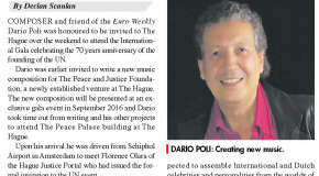 Euro Weekly News - Composer Invited to UN 70th Anniversary