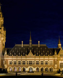 The Peace Palace by Night - The Hague