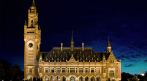 The Peace Palace by Night - The Hague