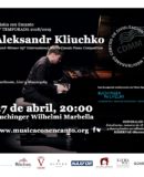 MÚSICA CON ENCANTO PRESENTA “ALEKSANDR KLIUCHKO” 65º PREMIO INTERNACIONAL DE PIANO MARÍA CANALS